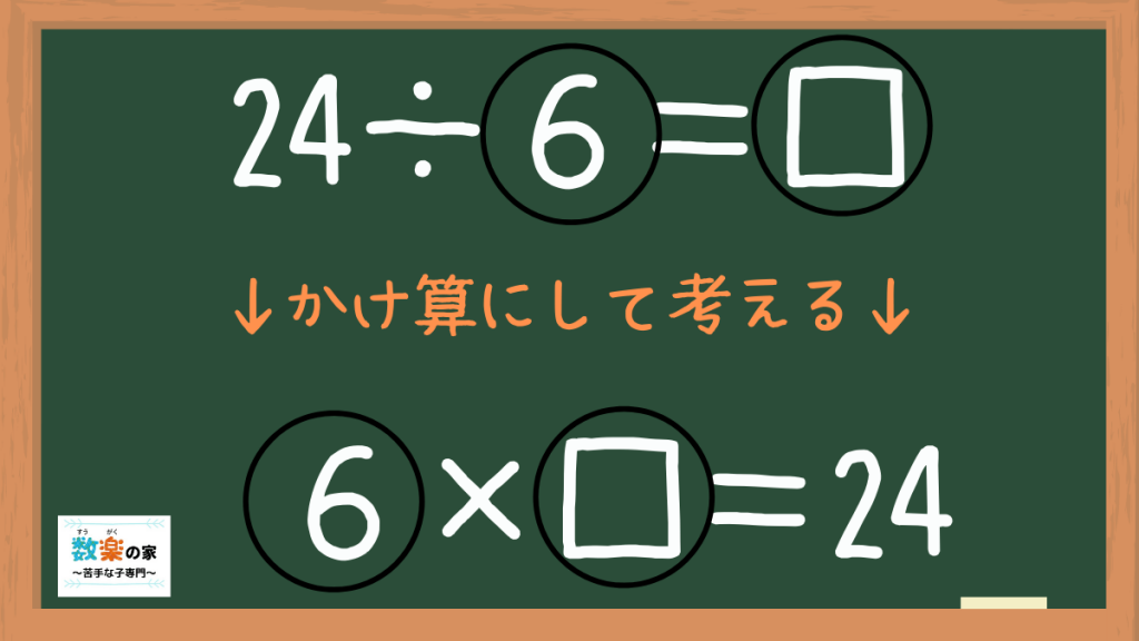 引き算が苦手で特に繰り下がり繰り上がりが苦手な子供は教え方に注意が必要です。 引き算が苦手だと割り算も苦手になるのでその時は割り算ではなくかけ算で解いてみましょう。